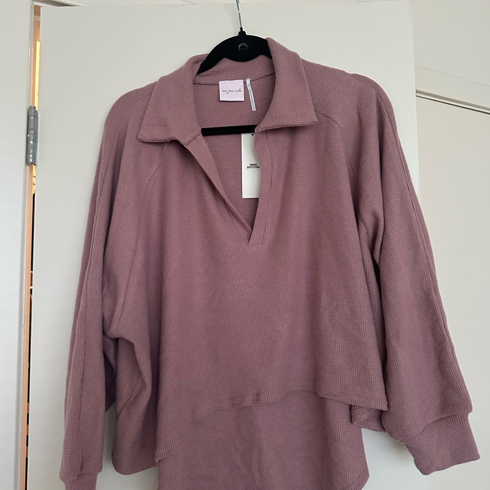 Urban Outfitters Mauve Long Sleeve Top